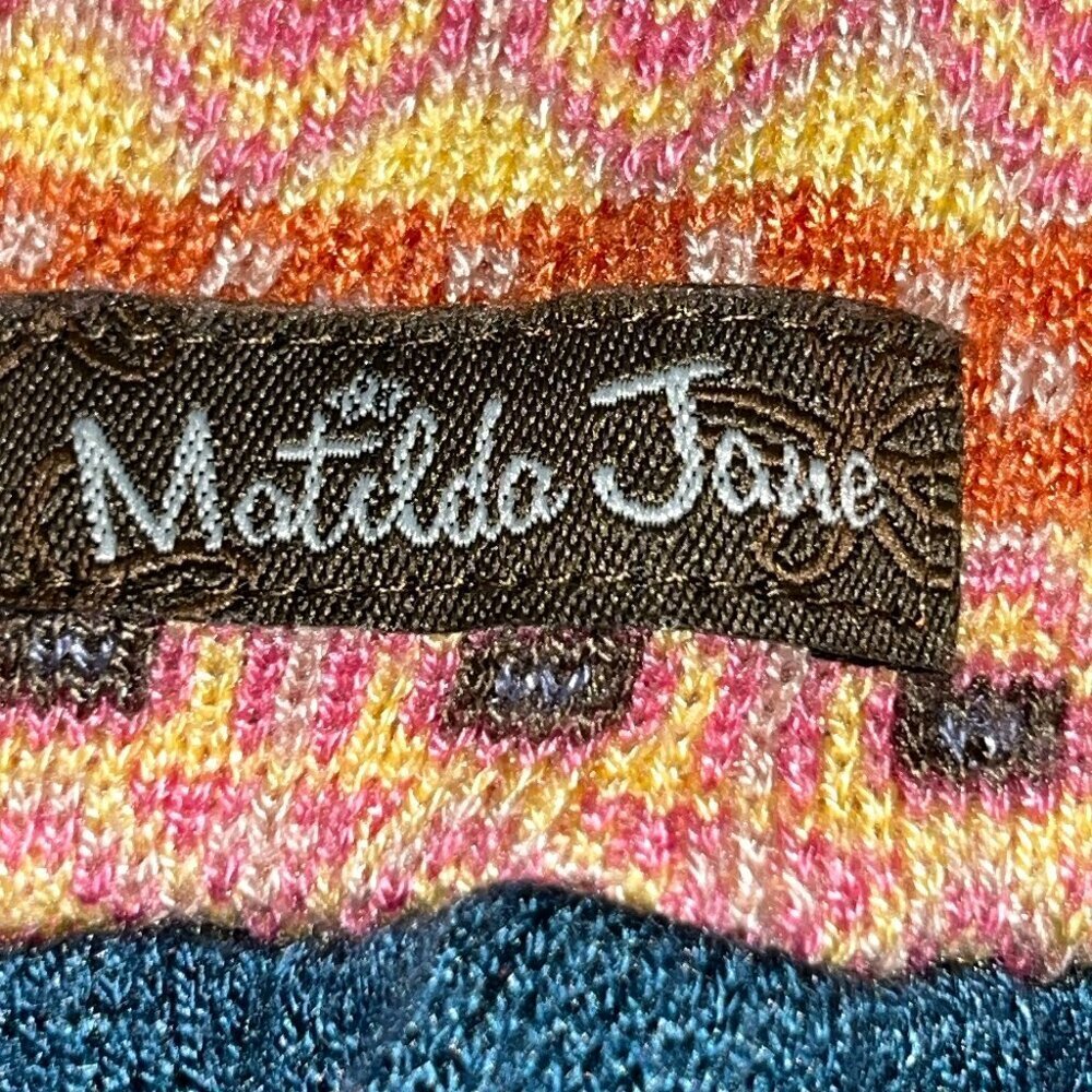 MATILDA JANE KEEP ME COZY CHOOSE YOU PATH HOODED SWEATER - FAIR ISLE RUFFLES - 8 - Picture 7 of 11